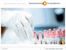 Tablet Screenshot of gastroenterologie-muenchen.de